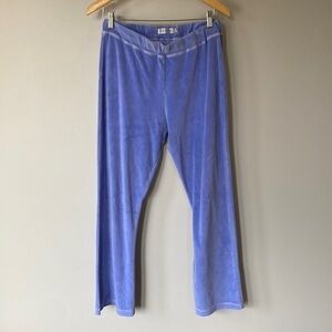 VINTAGE velvet flare lounge pants Sz S